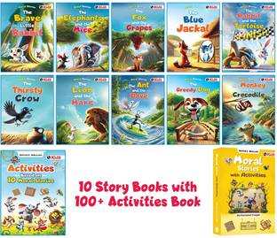 Moral Story Books & 100+ Activities Based on Moral Stories For Kids (11 Books)
