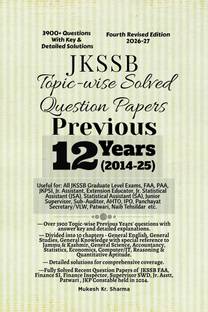 JKSSB Topic-wise Solved Question Papers