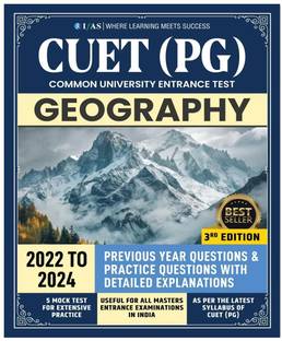 CUET PG Geography  - 2026 | Previous Year Question Papers (2022–2024) with 3 Mock Tests | Topic-wise Sorted Questions with Detailed Solutions | Best Seller PYQ Book for CUET PG - MA, MSc Geography Entrance Exam | IFAS Publications