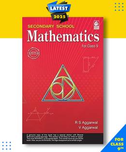 Secondary School Mathematics for Class 9 -CBSE -by R.S. Aggarwal, Veena Aggarwal, R S Aggarwal|New Latest Edition For 2025-2026