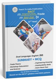 ITI Refrigeration and Air Conditioning Technician (RACT) 2nd Year Book | Dual Language: English & हिंदी | NCVT Syllabus | All in One: Trade Theory, Workshop Calculation, Engineering Drawing, Employability Skills, Mock Tests