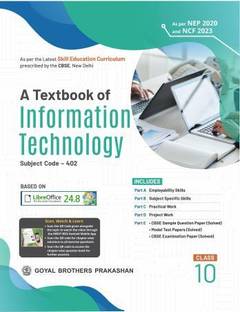 A Textbook Of Information Technology Class 10 CBSE (NEP 2020 / NCF 2023)