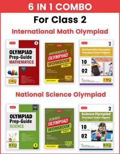 MTG Class-2 Mathematics & Science (IMO-NSO) Olympiad Workbook, Prep-Guide & Previous Years Papers (PYQs) - SOF Olympiad Books For 2025-26 Exam (Set of 6 Books)