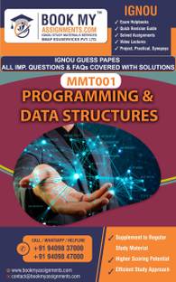 IGNOU MMT 001 Programming & Data Structures Exam Preparetion Book for Ignou student (GUESS PAPER) | Customized Study Srategy.