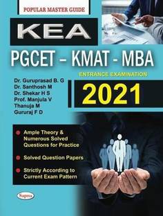 Kea Pgcet Kmat Mba Entrance Examination 2021
