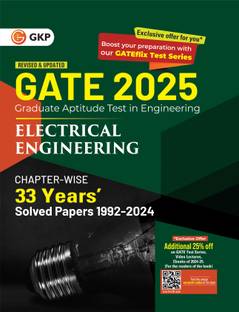 GKP GATE 2025 : Electrical Engineering - 33 Years' Chapterwise Solved Papers (1992-2024)