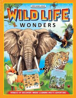 Wildlife Wonders Activity Book for Kids Age 5 -10 years  - Explore the Animal Kingdom Activity Book for Kids | Fun and Educational Adventures with Beautiful Illustrations, Interactive Learning, Creative Exploration, and Wildlife Facts for Young Learners