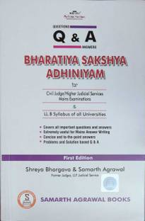 Question and Answers ( Q & A) Bharatiya Sakshya Adhiniyam ( for civil judge / higher judicial service mains )