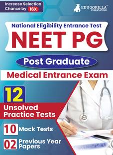 NEET PG Entrance Exam Preparation Book  - 2024 - 10 Mock Tests and 2 Previous Year Papers (2400 Unsolved Objective Questions) with Free Access To Online Tests