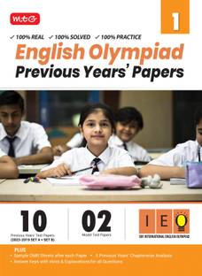 MTG IEO Class-1 Olympiad 10 Previous Years Papers (2023-2019 Set A & B) English with Mock Test Papers - Sample OMR Sheet with Chapterwise Analysis | SOF Olympiad Books For 2024-25 Exam