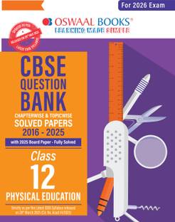 CBSE Question Bank SOLVED PAPERS Class 12 Physical Education For 2026 Exam