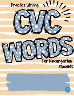 Practice Writing CVC Words For Kindergarten Students