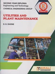 UTILITIES AND PLANT MAINTENANCE - MSBTE K Scheme – Semester 3 – Second Year Diploma Course In Chemical Engineering