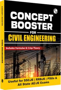 PW Concept Booster Civil Engineering for SSC JE, PSUs, RRB JE, All-State AE/JE Exams | Formulas and Concise Concepts