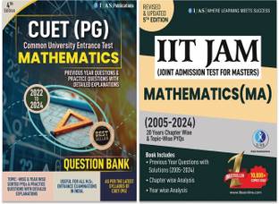 IIT JAM Mathematics and CUET PG Mathematics Combo Book  - 2026 Topic Wise Previous Year Solved Papers (2005–2023) with Detailed Explanations | 2000+ Practice MCQs | Best Book for CUET PG, GATE, NBHM, TIFR, BSc & MSc Entrance Exams | IFAS Publications