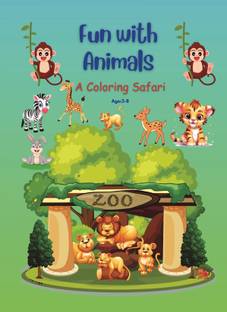 Animal Coloring Book  - Fun with animals, A coloring safari