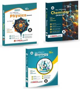 DINESH New Millennium Science Books Combo Set - Physics, Chemistry & Biology for Class 10 (2025-2026 Session) | Set of 3 Books | Complete CBSE Syllabus Coverage