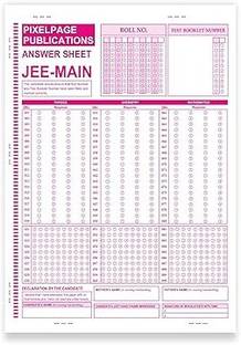JEE OMR Practice Sheets 2025- Perfect for Mock Tests & Real Exam Practice at Home & Time Management - 100 OMR Sheets | PIXELPAGE JEE 2025 Latest Pattern OMR Sheet.