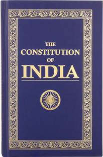The Constitution of India (Deluxe Hardbound Edition) by Insight Publishing with Gold Foiled Cover, Gold Gilding, Book Mark Ribbon incorporating all amendments at relevant Articles, Landmark Judgements & Covering latest Constitution 106th Amendment Act