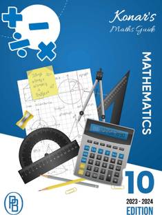 Konar's 10TH Standard Maths Guide( Based On Samacheer Kalvi 2023-2024 Syllabus)