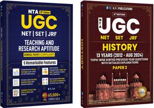 UGC NET History Paper 2 Book 2024 & UGC NET Paper 1 Book [2 Books Set]  - 2025 | Previous Year Solved Papers Unit Wise Sorted with Detailed Solutions | Best Seller Previous Question Paper PYQ Book for NTA-UGC NET/JRF and SET History Examinations (Paper 1 & Paper 2) in India | Two Brothers Publications