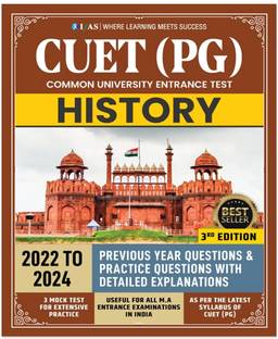 CUET PG History  - 2026 | CUET PG History Book with Previous Year Solved Question Papers (2022-2024) | Detailed Explanations | Unit Wise Sorted | 2500+ Practice Questions & 3 Mock Tests | Bestselling Book for NTA CUET PG History 2025 Exam | IFAS Publications