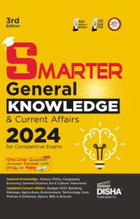 Smarter General Knowledge & Current Affairs 2024 for Competitive Exams One Liner Question Answer Format Upsc, State Psc, Ssc, Bank, Railways Rrb, Cds, Nda, Cuet Pyqs Ka Nichod