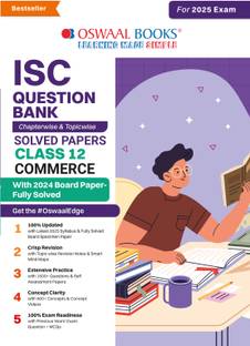 Isc Question Bank Solved Papers_class 12_commerce_for Exam 2024-25
