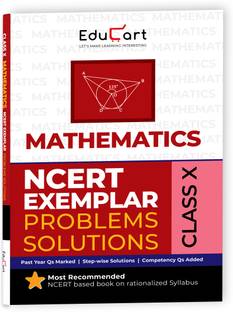 Educart NCERT Exemplar Class 10 Mathematics 2025 Problems Solutions (For 2025-26 Board Exam)