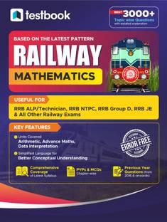 Railway Mathematics (English Medium, 3000+ MCQs, 2024 Edition)