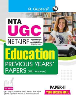 NTA-UGC-NET/JRF : EDUCATION (PAPER-II) Previous Years' Papers (With Answers)