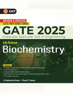 Gate 2025 : Life Science - Biochemistry - Guide