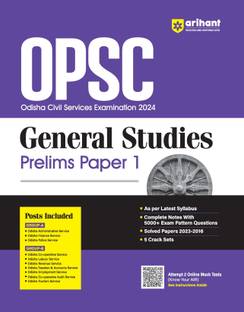 (OldEditon)Arihant
OPSCGeneralStudiesPrelimsPaper1 2024 Edition
