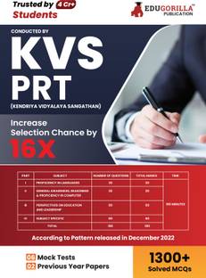 KVS PRT Exam  - 2024 : Primary Teacher (English Edition) - 6 Mock Tests and 2 Year Previous Papers (1300 Solved Questions) with Free Access to Online Tests