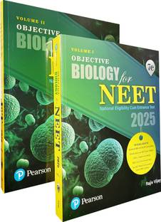 2025 - Objective Biology for NEET - Volume I & II | Based on NMC and NCERT Curriculums | 9500+ Chapter-wise MCQs | NEET (UG) 2024 Solved Paper | 7th Edition