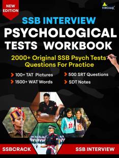 SSB Interview Psychological Tests Workbook : 2000+ Original TAT/WAT/SRT/SD Practice Questions