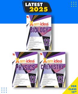 Xam Idea Class 12 Physics , Chemistry & Biology 3-Books Set Book| CBSE Board| Chapterwise Question Bank| Based On Revised CBSE Syllabus| NCERT QuestionsPaperback, Editorial Board|New Latest Edition For 2025-2026