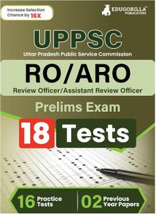 UPPSC RO/ARO Prelims Exam  - Review Officer/Assistant Review Officer | 2200+ Solved Questions [16 Full-length Mock Tests] | Free Access to Online Tests