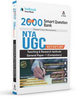 Best 2000 Smart Question Bank NTA-UGC: NET/SET/JRF, Teaching & Research Aptitude General Paper-I (Compulsory)
