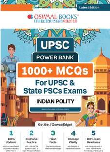UPSC Power Bank:1000+ MCQs for UPSC and State PSCs and exams Indian Polity (For 2024 Exam)