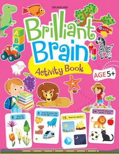Brilliant Brain Activity Book 5+  - Book with Fun Activities, Puzzles, and Educational Lessons | Early Learning - Activities for Children | Dreamland