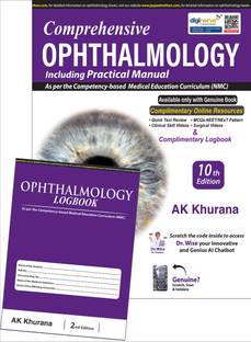 Comprehensive Ophthalmology Including Practical Manual with Ophthalmology Logbook 10th edition