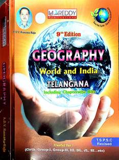 Geography World,India & Telangana Including Chapterwise Bits 9th Edition 2024 (English Medium)