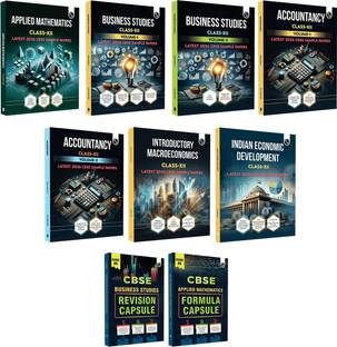 PW CBSE Class 12 Commerce Books with Revision Books Combo Set of 9 Books
