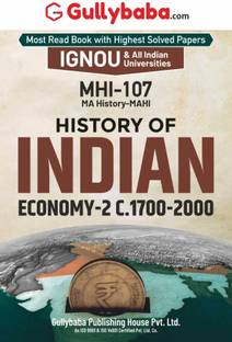 MHI-107 History of Indian Economy-2: C.1700 to 2000 for IGNOU