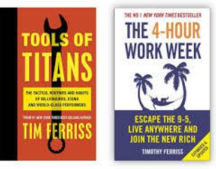 Timothy Ferriss 2 Books Collection Set (Tools of Titans and The 4-Hour Work Week) Paperback