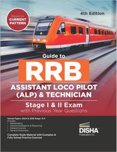 Disha Guide to RRB Assistant Loco Pilot (ALP) Stage I & II Exam with Previous Year Questions - 4th Edition | Indian Railway Recruitment Board