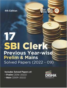 17 Sbi Clerk Prelim & Mains Previous Year-Wise Solved Papers (2022 - 2009)