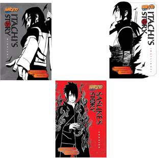 Naruto: Itachi Story & Sasuke Story Combo of 3 book (English)