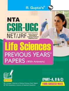 Joint CSIR-UGC NET: Life Sciences - Previous Years' Papers (Solved)